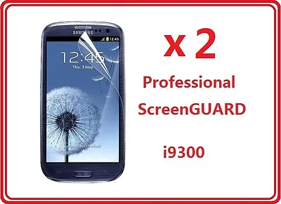 2X Samsung I9300 Galaxy S3 III LCD Screen Protector Ultra Crystal Clear Film • $5.87