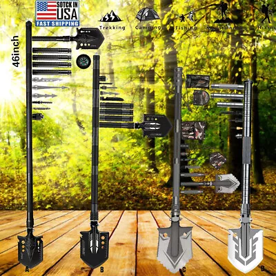 Military Folding Shovel Survival Tactical Emergency Outdoor Camping Hunting Tool • $29.99