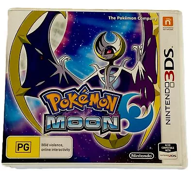 Pokemon Moon For Nintendo 3DS - Genuine + VGC | PAL W/ Free Postage | Tested • $39