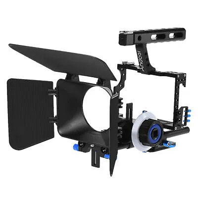 £105.05 • Buy DSLR Rig Video Camera Cage Follow  Handle Grip  Film Movie Kit G3C9