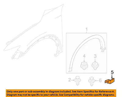 MAZDA OEM 17-19 CX-5 Fender Exterior Trim-Lower Molding Right KB7W51W70B • $12.07