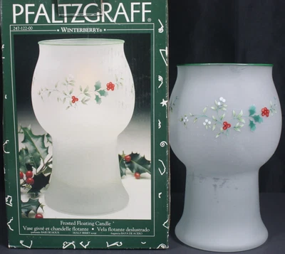 $9.99 • Buy Vintage Pfaltzgraff Winterberry Floating Candle Vase.