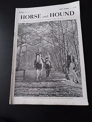 Horse And Hound Magazine - 20 Nov 1965 • £4.99