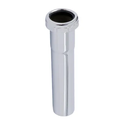 Flexcraft 1-1/4 -6in Slip Joint Extension Tube Tubular Drain Chrome Plated Brass • $10.70