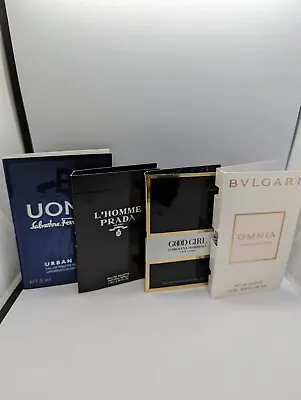 🌸PERFUME Mixed 4 Samples（Uomo+ Lhomme Prada+Carolina Herrera+Bvlgari）Brand New • £9.90