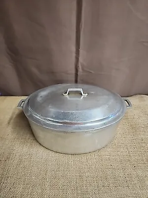 Miracle Maid G2 Cast Aluminum Roaster Dutch Oven  W/ Lid Vintage Cooking  Pot • $40