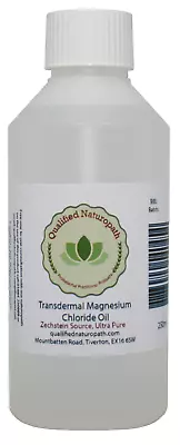 250ml HDPE - Transdermal Magnesium Chloride Oil - Zechstein Sourced • £10.99