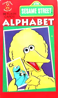 Set  Of  Thirty  Vintage  1993  Sesame  Street  Alphabet  Flash  Cards • $9.99