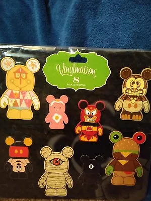 WALT DISNEY Vinylmation Magnet 8 Piece Collection MICKEY MOUSE • $7.58