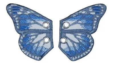 Blue Butterfly Shoe Wings Monarch Buttefly Shoe Clips Accessories Boot Clip • $16.59