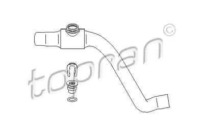 TOPRAN 110 853 Radiator Hose For VW • $32.82