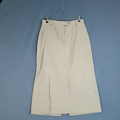 Baccini Women's Tan A-Line Skirt Size 10 • $9.65