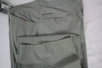 Columbia Sportswear Co Mens PFG Cargo Convertible Pant Omni Shield Beige 38 X32 • $27.50