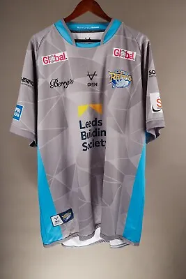 £33.59 • Buy Leeds Rhinos Away 2022 Authentic Oxen Rugby League Shirt Jersey Size 5xl