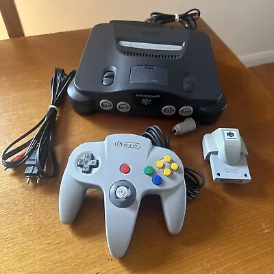 Nintendo 64 Grey Console Includes All Hook-ups Pal Oz Seller • $179.99