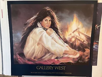 Maija Night Spirits Native American Rare Expo Print From Gallery West 27x24” • $150