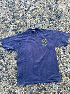 Vintage 90s Gotcha Surf Skate Short Sleeve T-shirt Mens XL Color Blue • $16.99