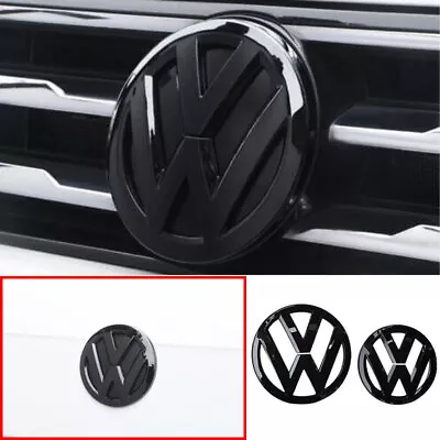 For Volkswagen Tiguan 2017-2019 Black Front Rear Logo Emblem Badge Cover Trim • $44.12