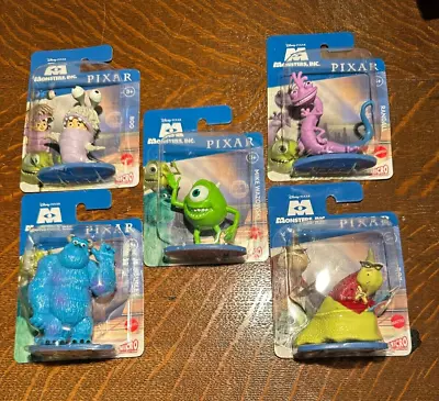 Monsters Inc Pixar SET OF 5 Mattel Micro Collection Toys Mini Figures New • $22.50