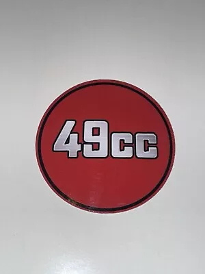 49cc 4 Stroke Motorized Engine Decal Red • $6