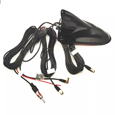 Car Antenna Aerial Radio DAB GPS FM WIFI Shark Fin Antena Black Trim Universal • $51.20