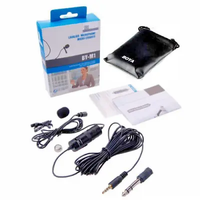 BOYA BY-M1 Omni Lavalier Microphone For Smart Phones DSLR PC /  USA Seller • $15.65