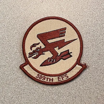 USAF 389th Fighter Squadron FS Mountain Home AFB F-15E Air Force Patch • $14.99