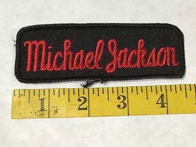 Vintage MICHAEL JACKSON Patch Stitched Embroidered NOS NEW OG For Jacket Hat Bag • £11.40