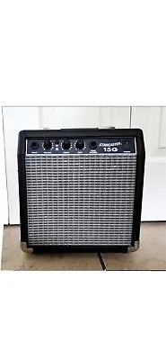 $99 • Buy Fender Frontman 15G 15 Watt Guitar Amp N.O.S. In Box Black Silver Hard To Find 