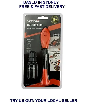 $21.90 • Buy Visbella Quick 5 Second Fix Repair UV Light Liquid Plastic Welding Compound Glue