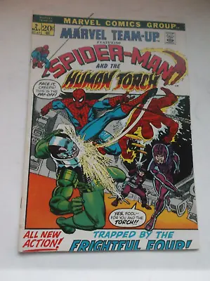 Marvel Team-up #2 Human Touch Vs Frightful Four/web-head/annihilus 1972 Fn+!! • $34.99