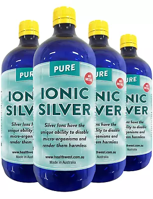 Colloidal/ionic Silver  4 X 1 Litre (Save $20) • $148