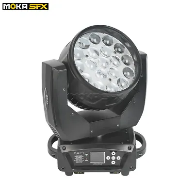 MOKA Martin Aura 19x15w Led Zoom Wash Moving Head Light RGBW Beam Strobe Stage • $369