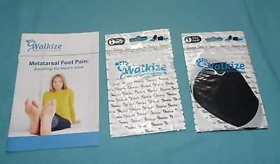 2 Pair = 1 Black And 1 Clear = Walkize Metatarsal Pads - Ball Of Foot Cushions • $7.99