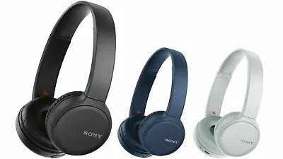 £31.90 • Buy SONY WH-CH510 Wireless Bluetooth Headphones With Mic 35h - Black/Blue/White