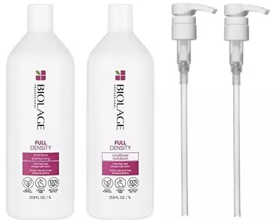 Matrix Biolage FULL DENSITY Thickening Shampoo And Conditioner Liters + Pumps • $55.50