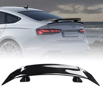 46inch Universal Car Rear Trunk Spoiler Wing Glossy Black Sport Style W/Adhesive • $55.96