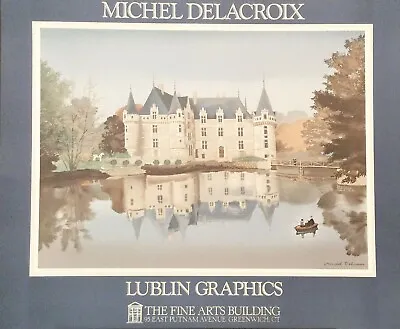 Michel Delacroix  Azay Le Rideau  Art Poster • $50
