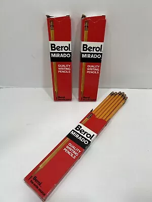 Berol Mirado Number 2 (#2) 2 1/2 Pencils Set Of Boxes Vintage 174 • $16