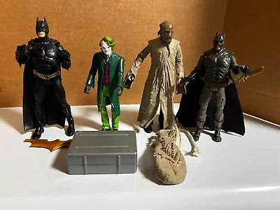 2008 DC Batman Dark Knight Movie Action Figures - (2) Batman Joker & Scarecrow • $35