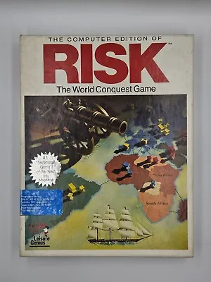 Risk The World Conquest Game IBM Tandy PC 5 1/4  Disk Virgin Leisure Games • $5.85