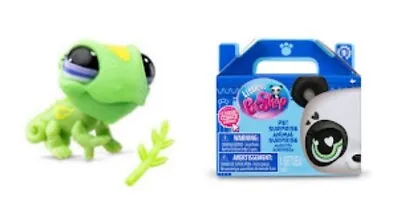 Littlest Pet Shop Blind Box Gen 7 G7 # 13 Green Yellow Chameleon Lizard NIB New! • $19.95