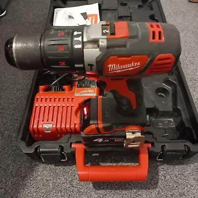 £120 • Buy Milwaukee M18 BPDN Combi-drill, With Case, Charger, Batteries