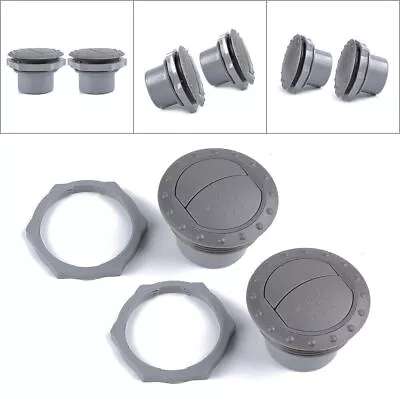 60mm Vent Air Outlet Rotating Round Ceiling Universal Set For Car RV Bus ATV A/C • $13.95