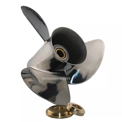 Outboard Propeller 14 1/2x19 Fit Yamaha VF200 220 225HP F175 F200 F225 F250 RH • $399