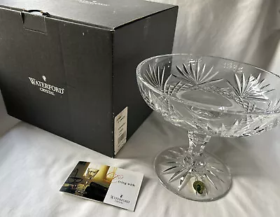 Waterford Crystal Dorset 8  Compote Footed Candy Nuts Sauce Bowl - Unused - NIB • $139.69