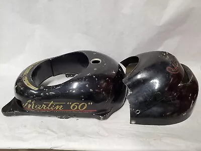 Vintage Martin  60  Outboard Boat Motor Gas Tank Cowl ( Parts Lot 1 ) • $67.96