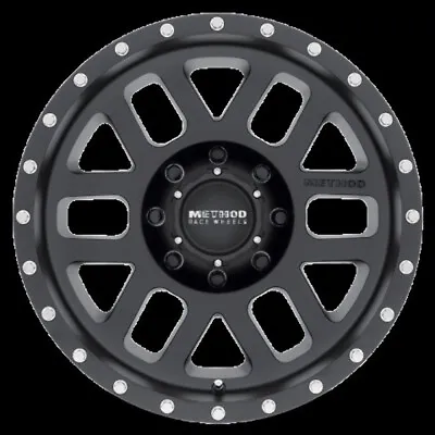 Method MR306 Mesh 18x9 -12mm Offset 8x6.5 130.81mm CB Matte Black Wheel • $282.37