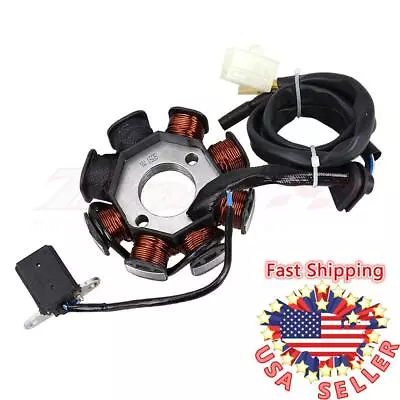 New 8 Coil Pole Magneto Stator For GY6 Scooter Moped 125cc 150cc ROKETA TAOTAO • $18.49