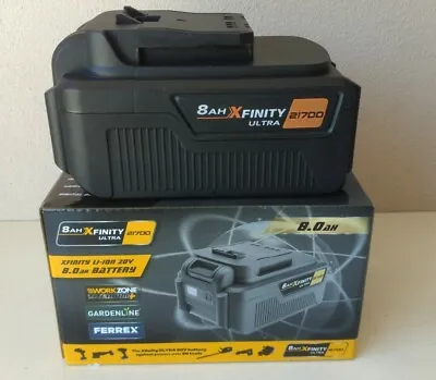 Xfinity+ 20v Battery 8.0ah Lithium-ion Ultra 21700 For Workzone/Ferrex Tools • $119.90